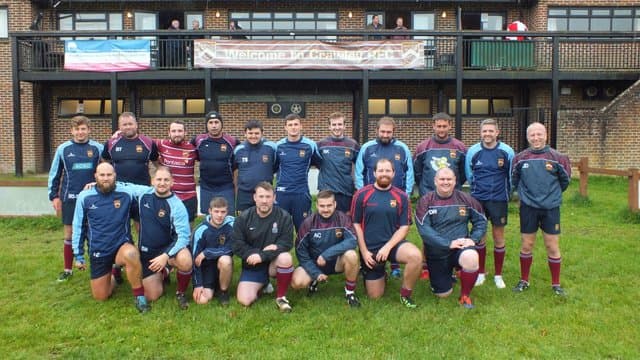 Members and friends at the Crawley clubhouse