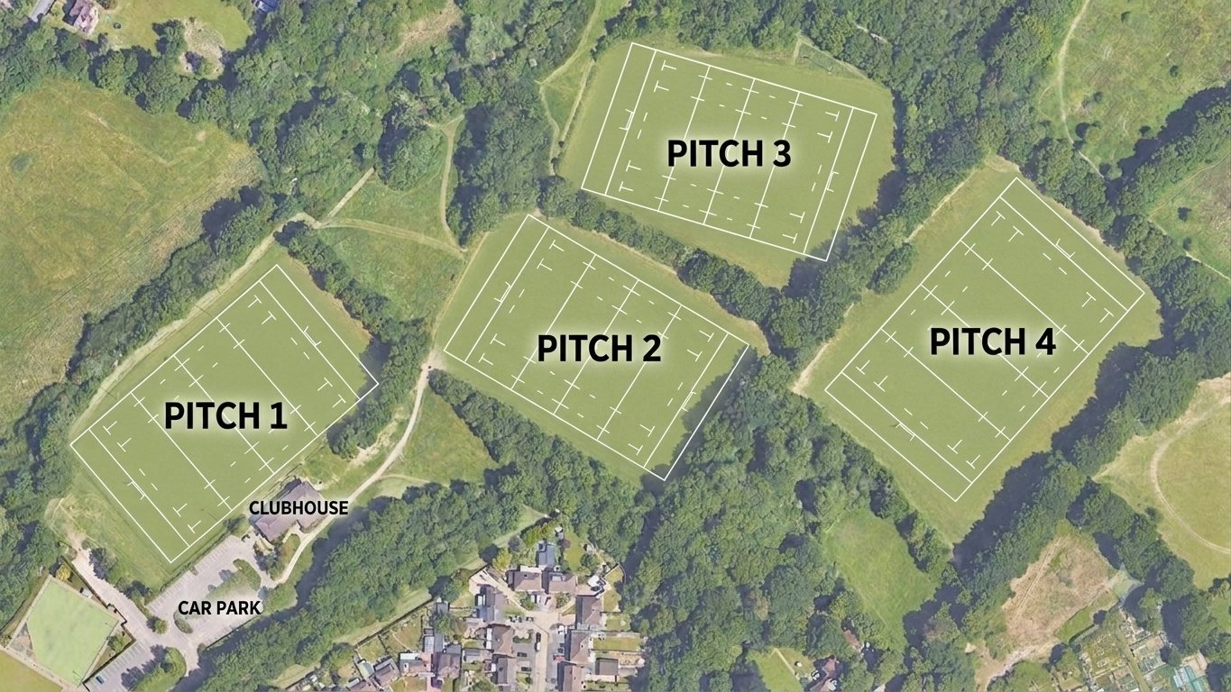 Map of the club ground